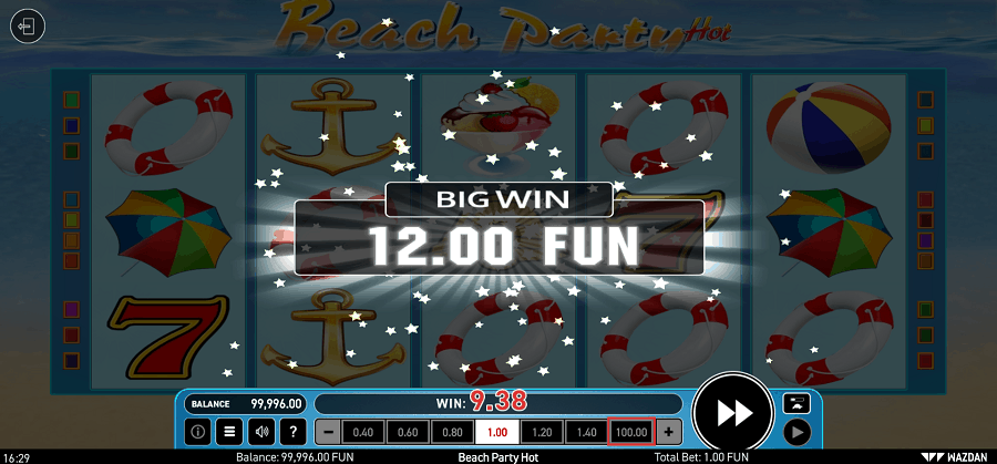 Beach Party Hot Big Win