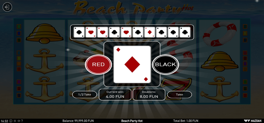 Beach Party Hot Gamble Feature