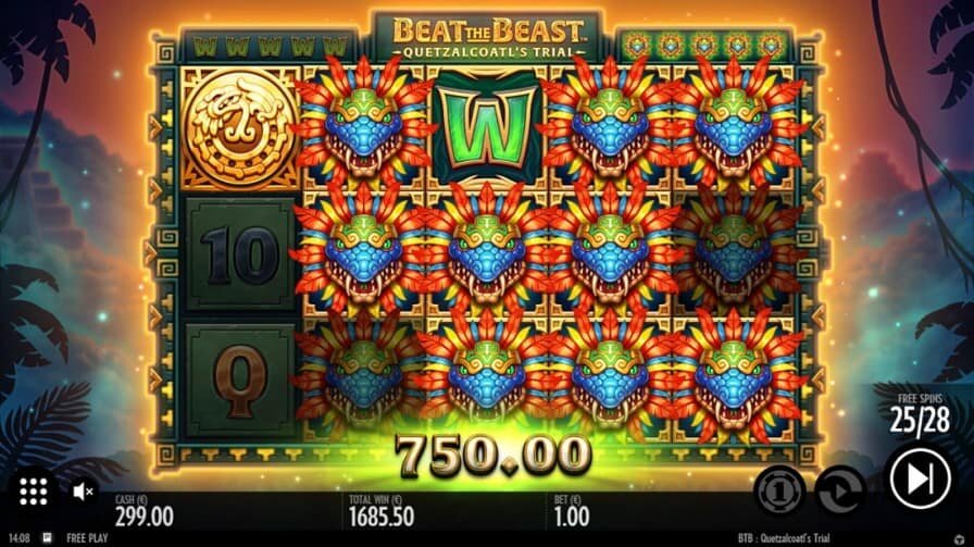 Beat the Beast: Quetzalcoatl's Trial Win