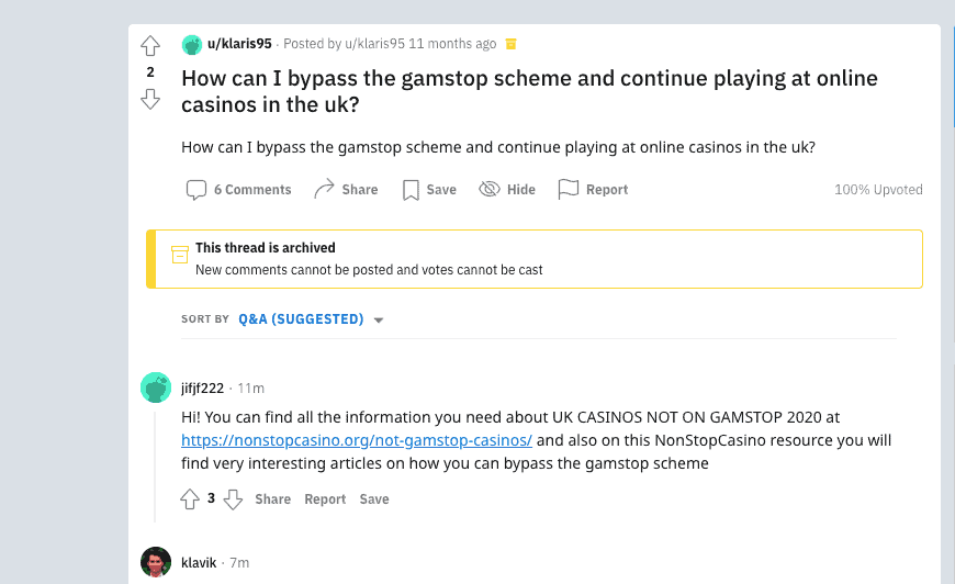 Casinos not on Gamstop Reddit2