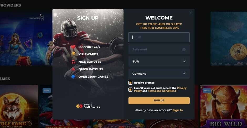 13Bets.io Casino Login and Registration