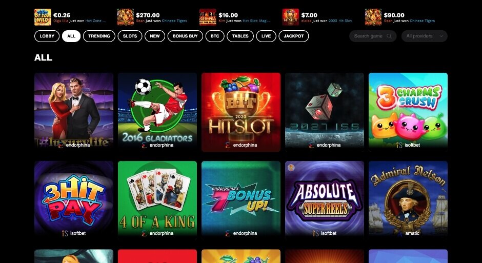 Level Up Casino Games and Software