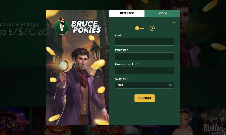 Bruce Pokies Casino Login & Registration