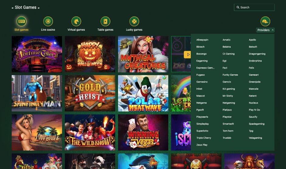 Bruce Pokies Casino Software and Games