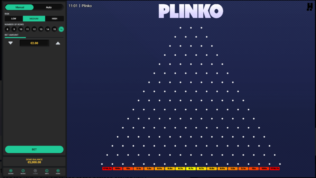 Plinko gambling game review